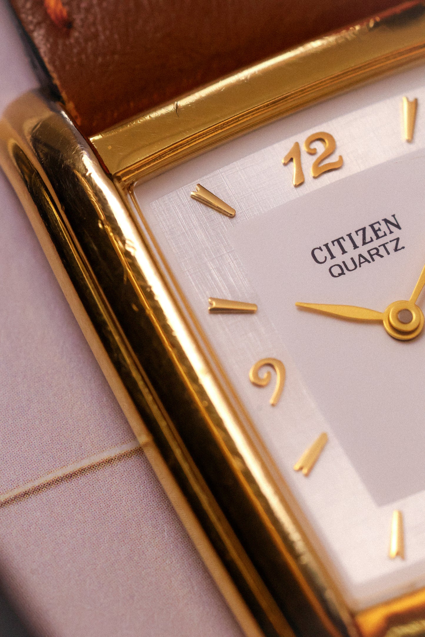 1996 Citizen Linen Dial Tank