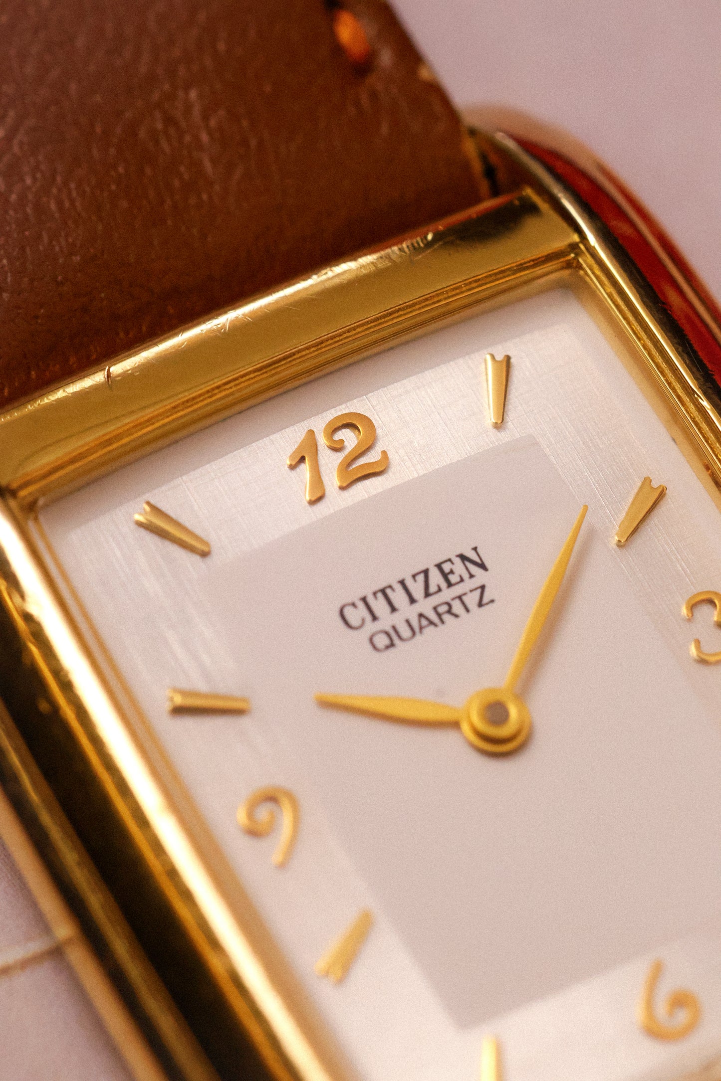 1996 Citizen Linen Dial Tank