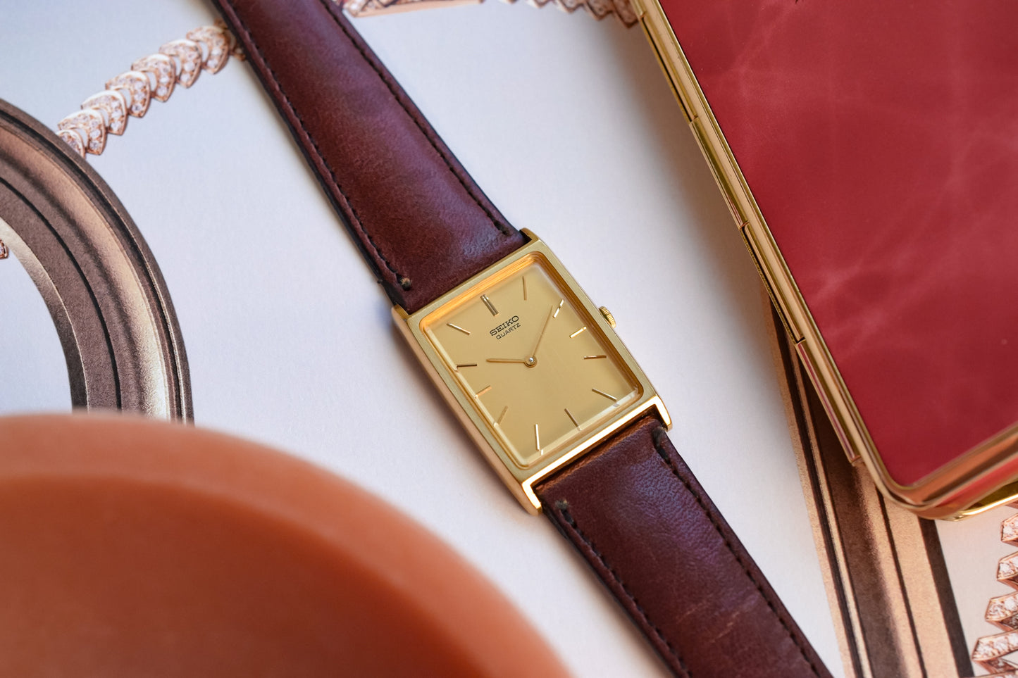 1984 Seiko Champagne Tank