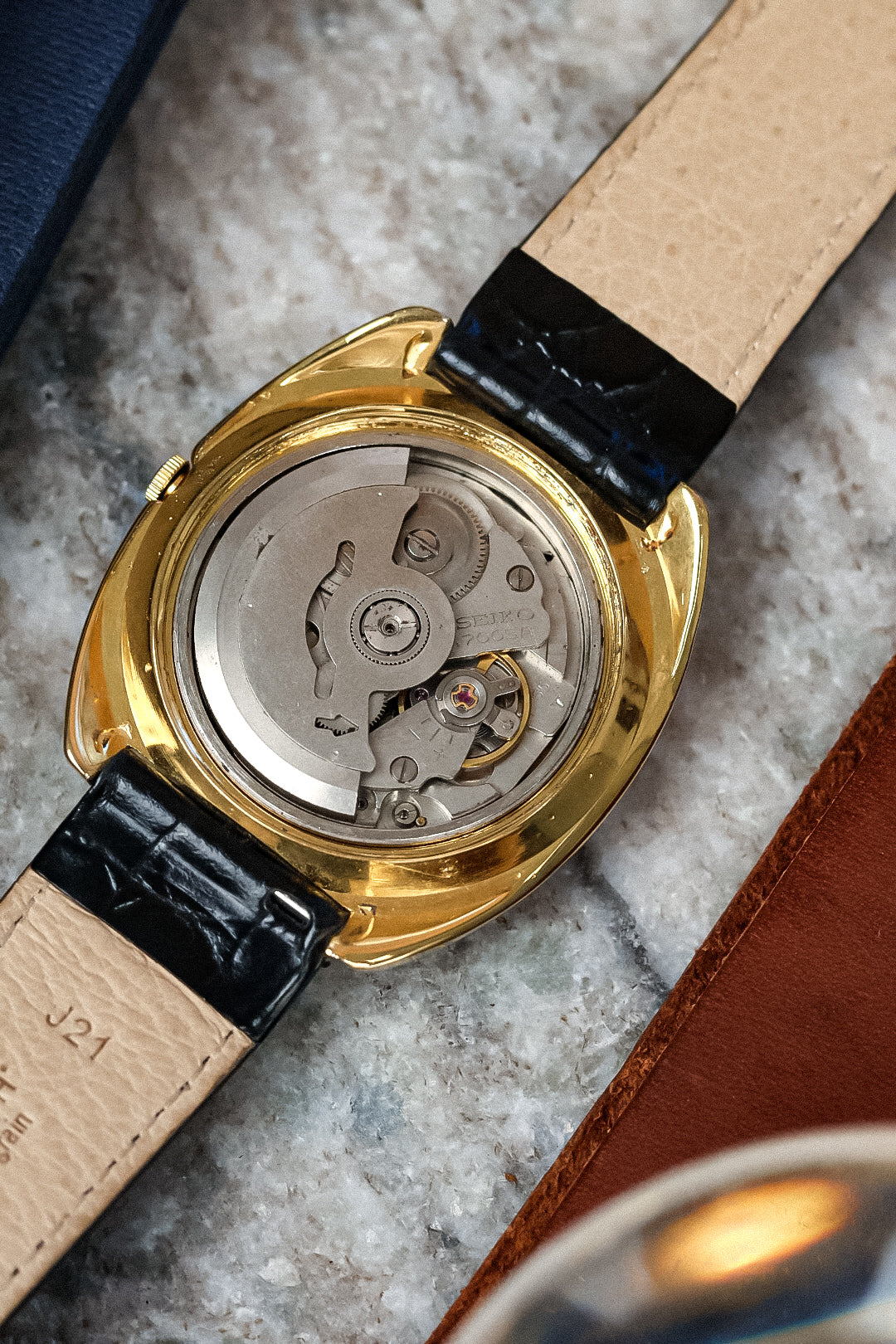 1969 Seiko Cushion Crosshair Calendar