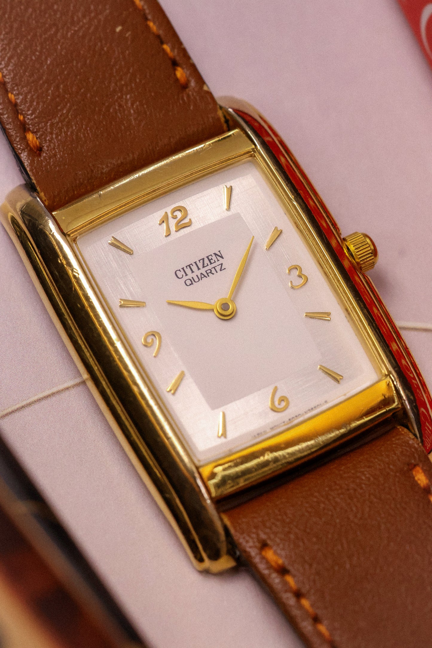 1996 Citizen Linen Dial Tank