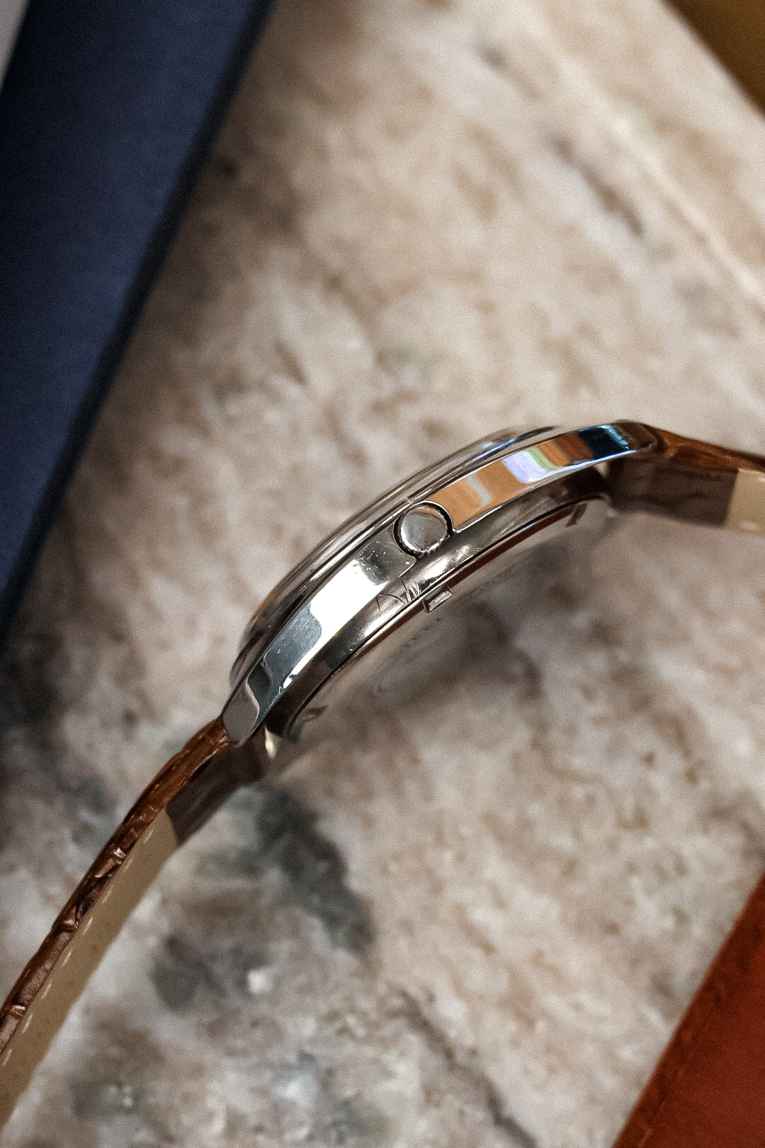 1969 Seiko Steel Blue Halo Calendar