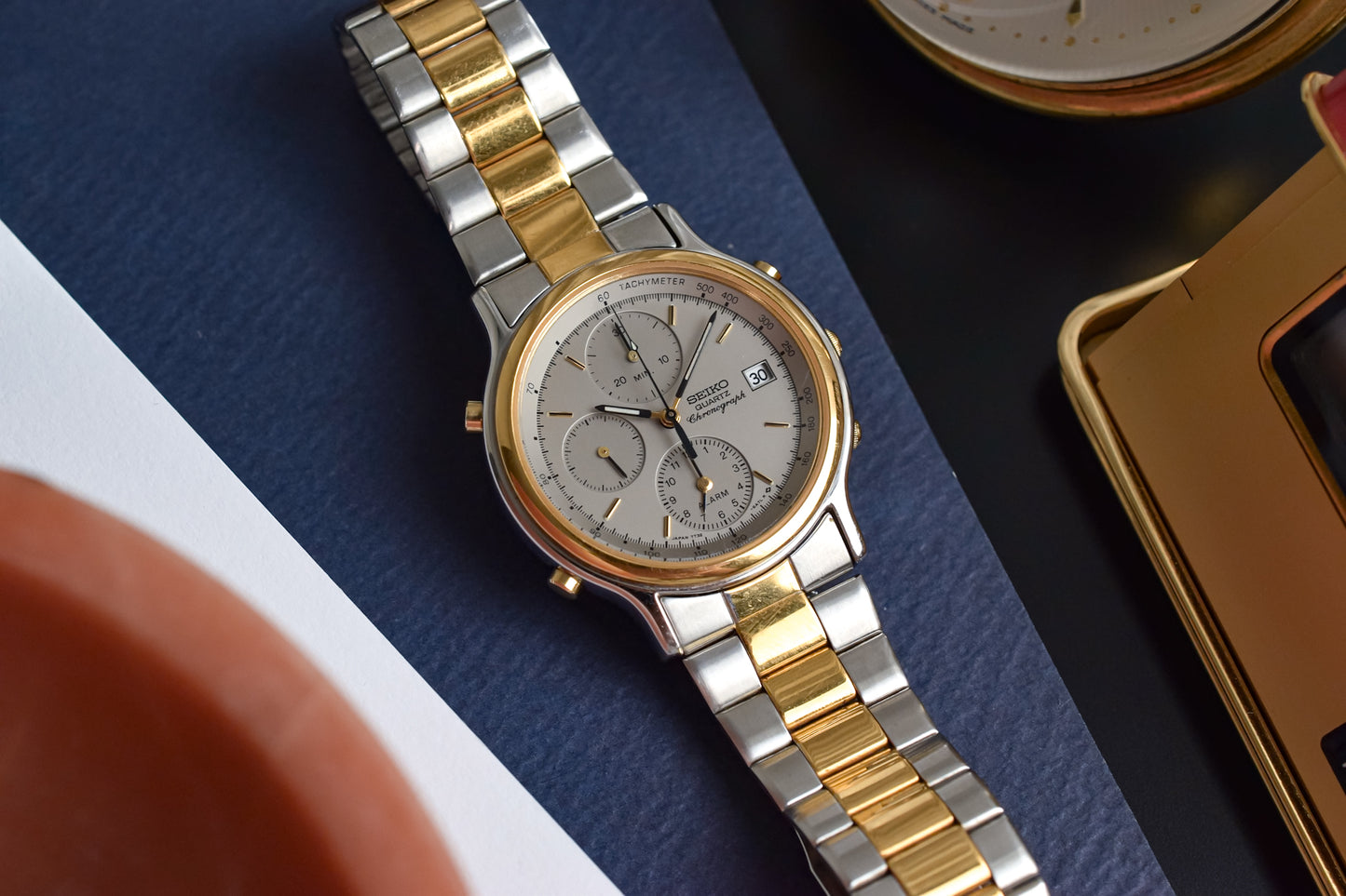 1989 Seiko Two-Toned Chronograph "Speedy"