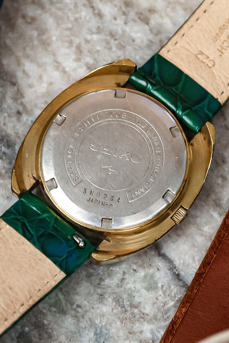 1973 Seiko Retro Golden Cushion Day-Date