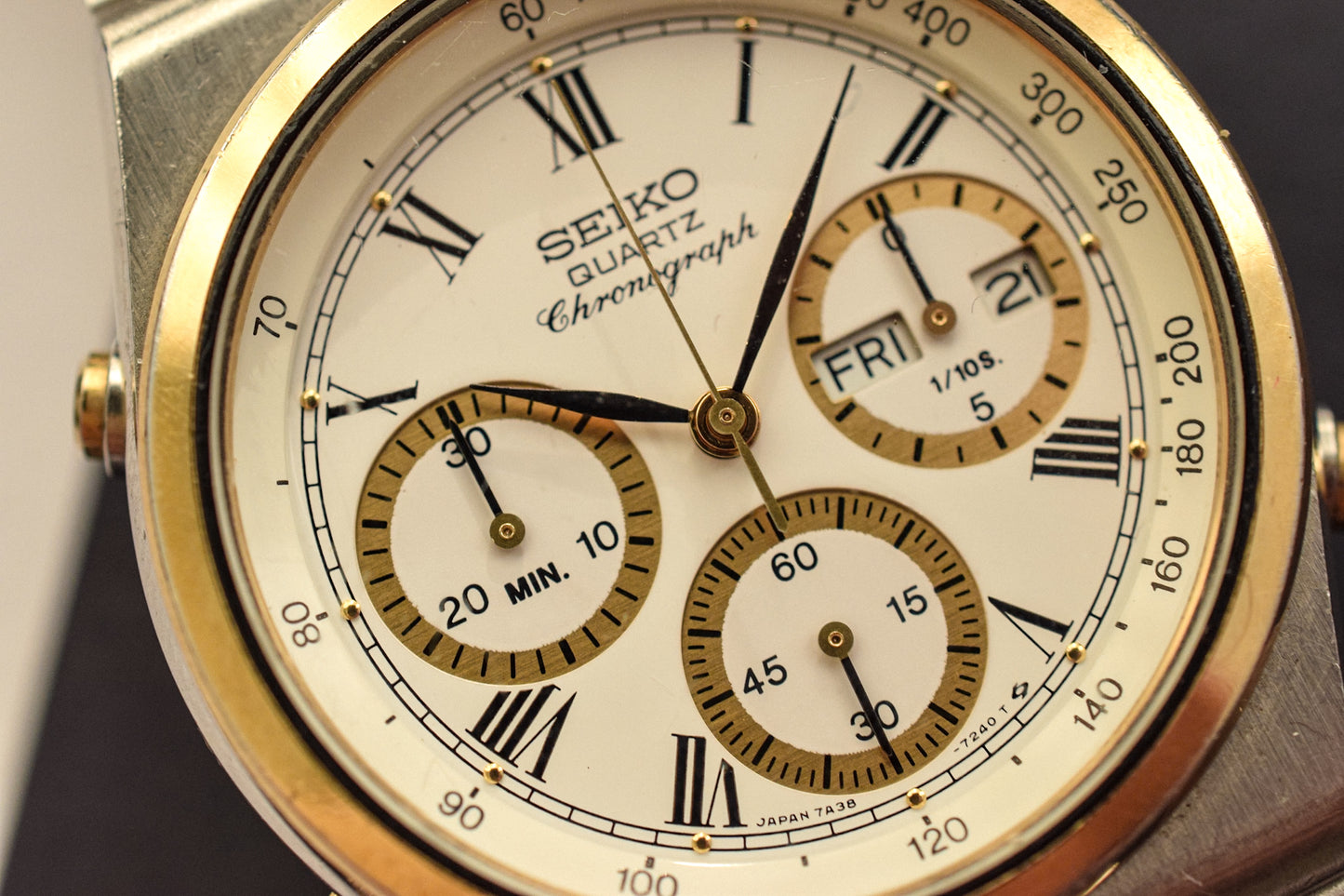 1988 Seiko Two-Toned Chrono Calendar