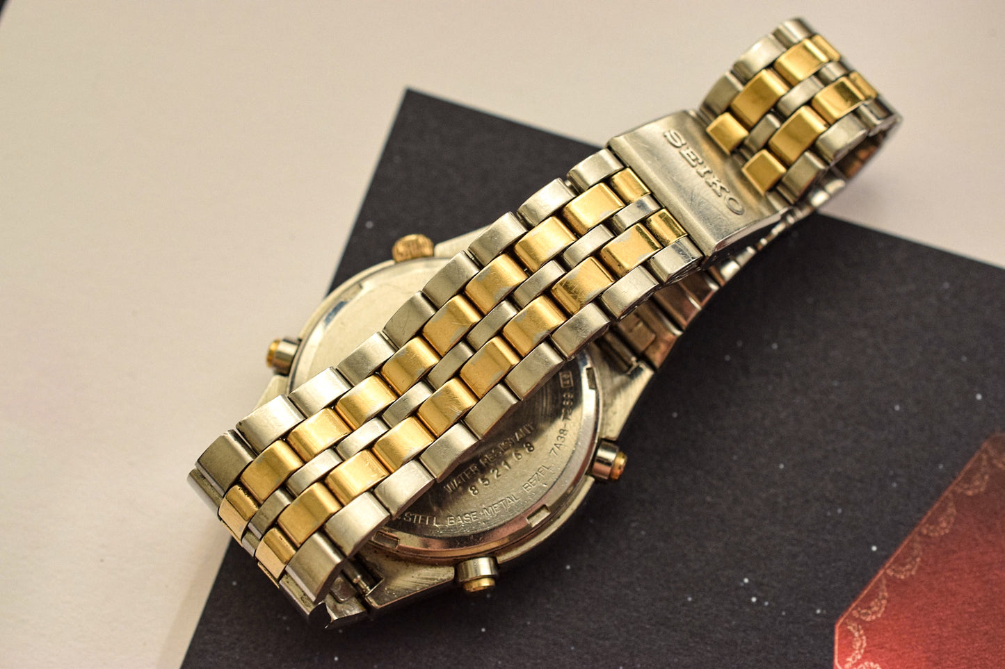 1988 Seiko Two-Toned Chrono Calendar