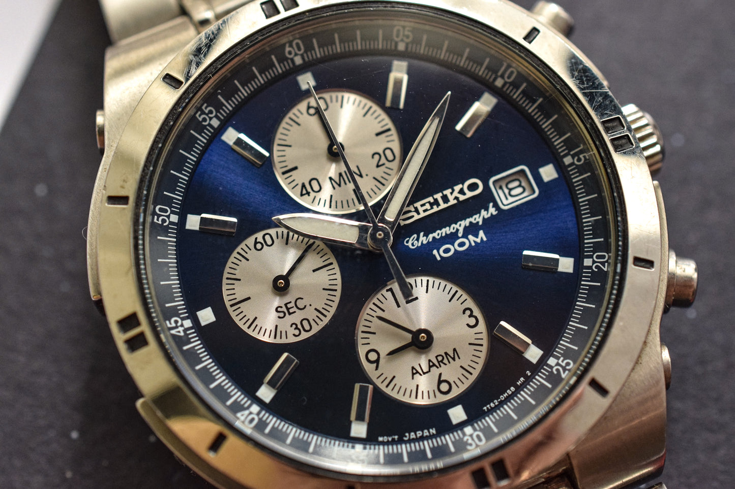 2006 Seiko Steel Blue Dial Chronograph