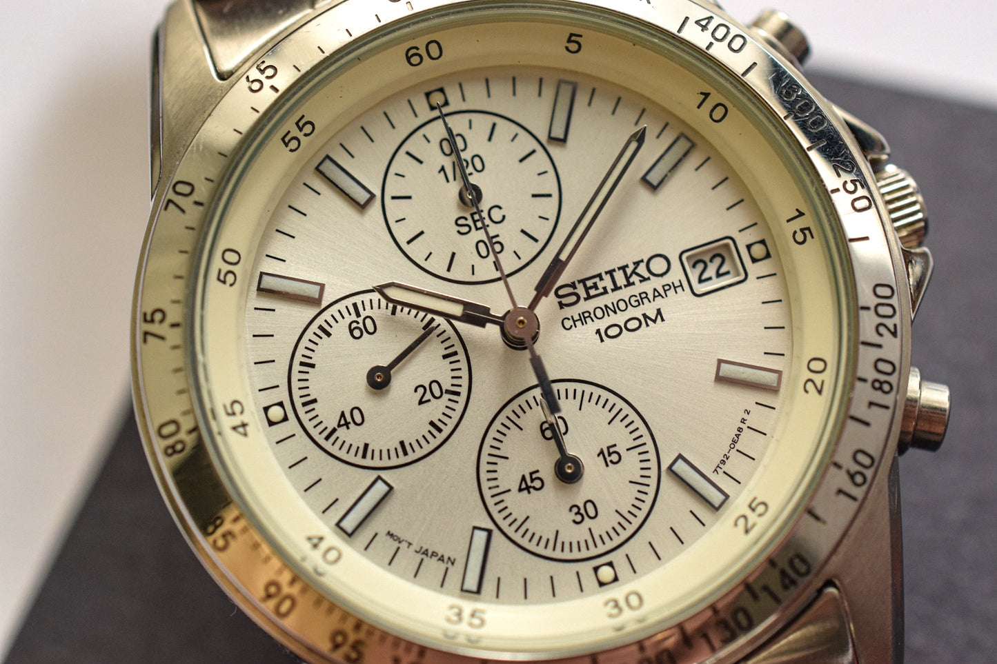 2004 Seiko Steel Silver Dial Chronograph "Speedy"