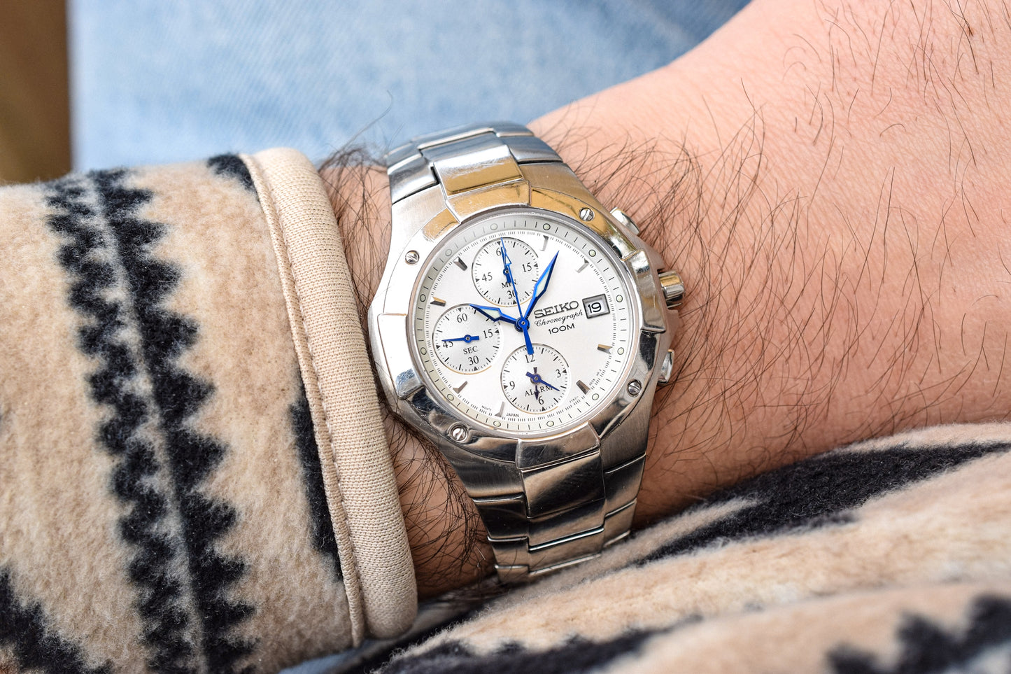 2003 Seiko Steel "Nautilus" Chronograph