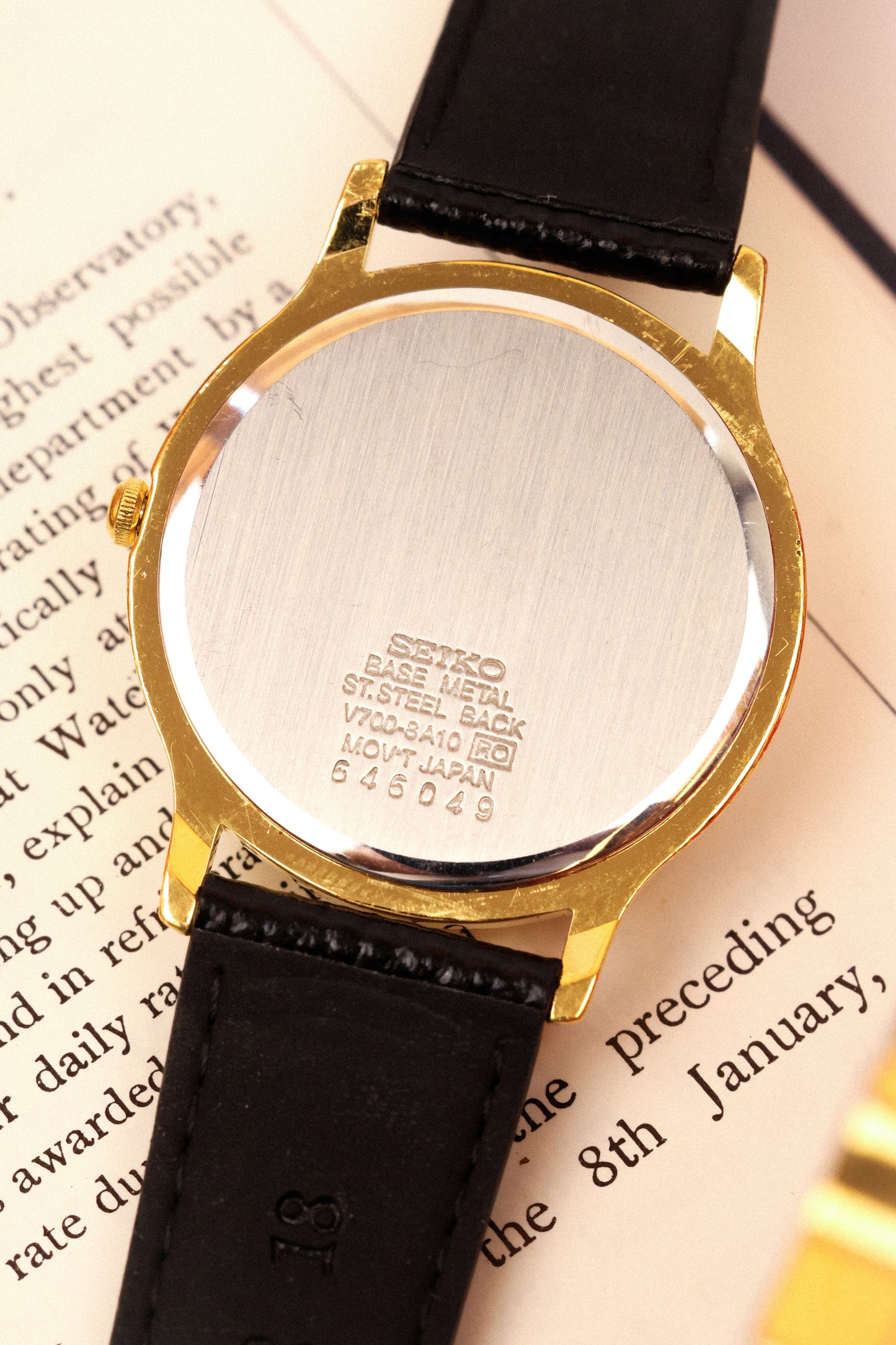 1996 Seiko Roman Dial Ronde