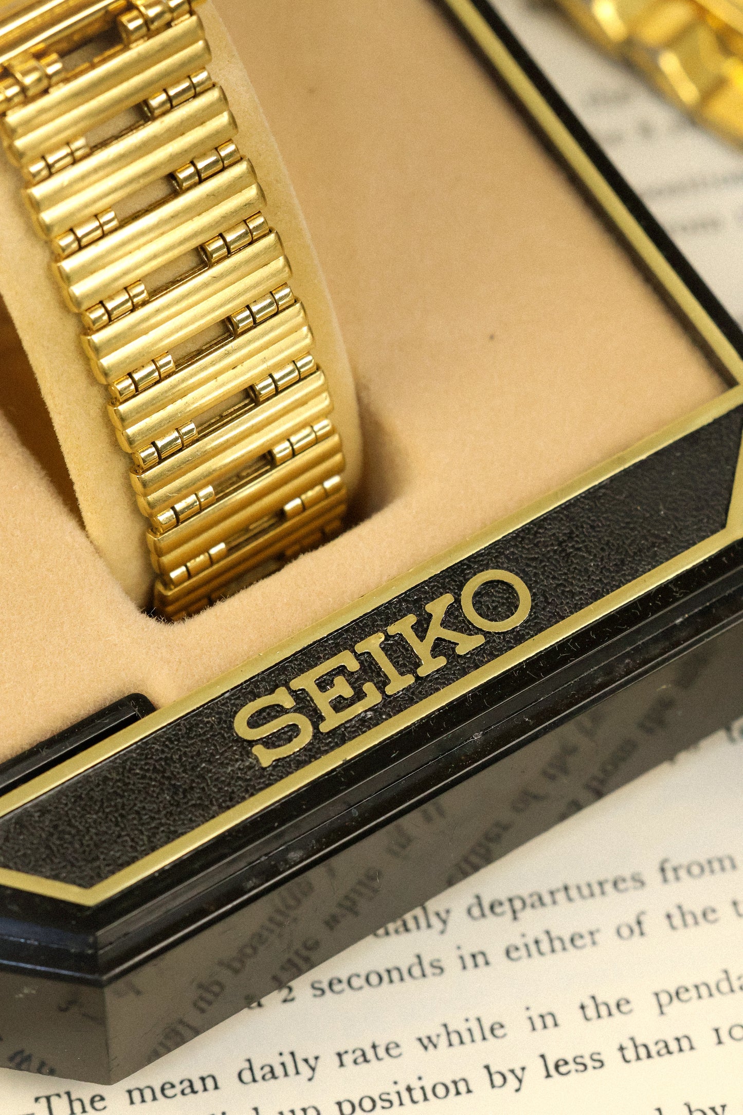 1985 Seiko Ladder Carrée