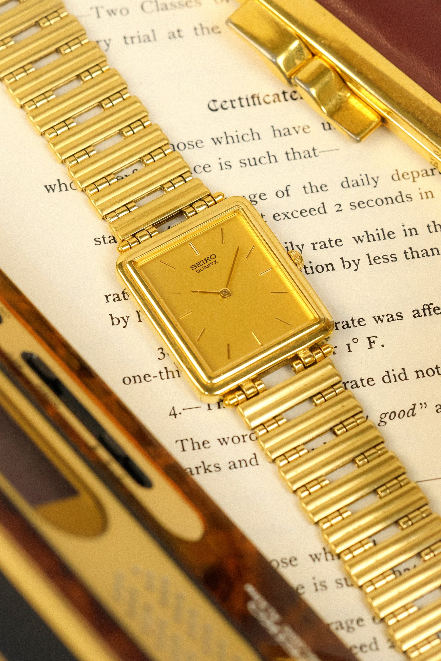 1985 Seiko Ladder Carrée