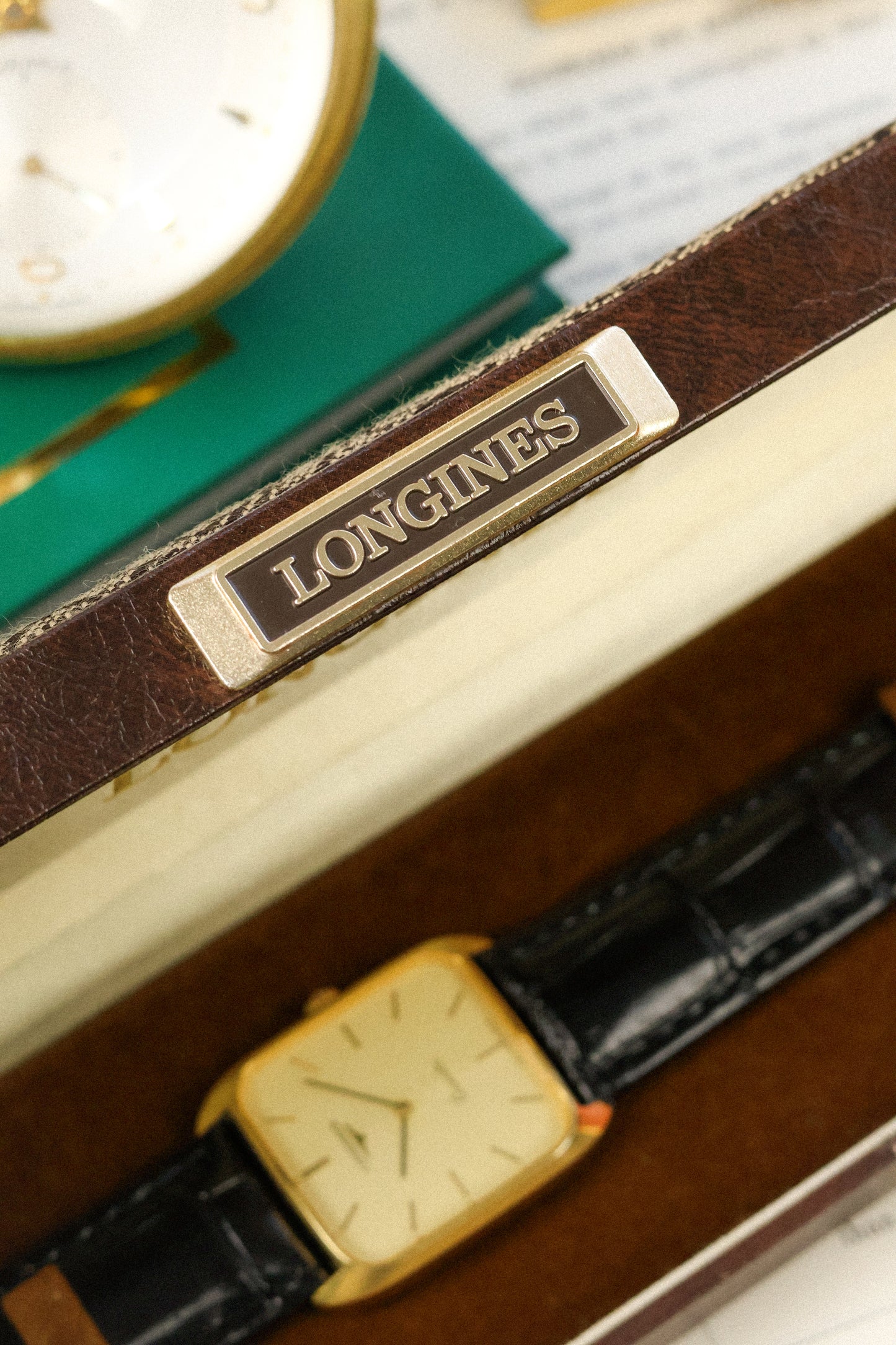 Vintage Longines Quartz Sparkle Dial Tank