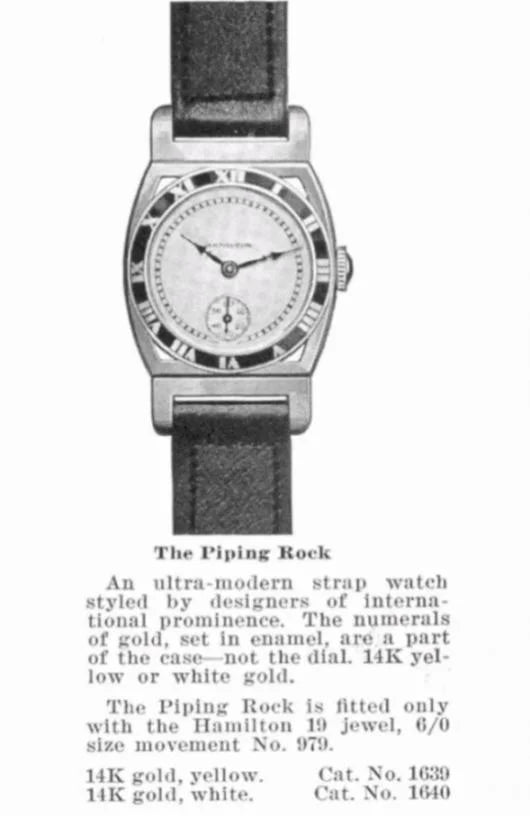 80s Hamilton Piping Rock Registered Edition