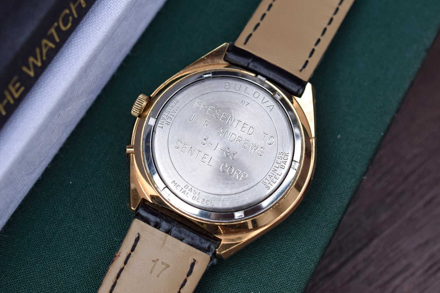 Vintage 1977 Bulova Accutron Quartz Watch - Award Piece