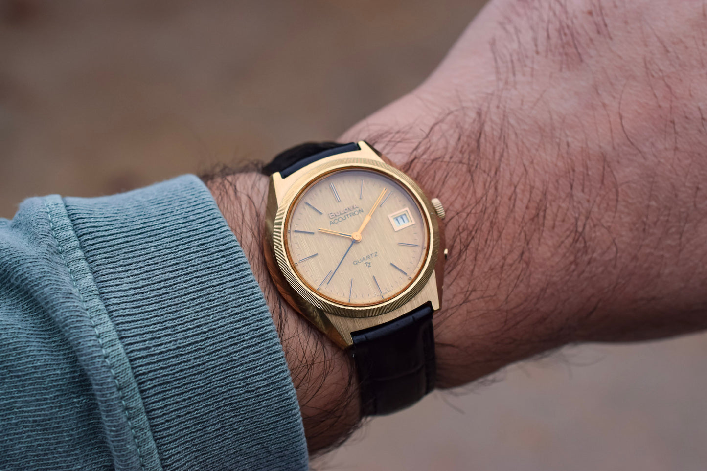 Vintage 1977 Bulova Accutron Quartz Watch - Award Piece
