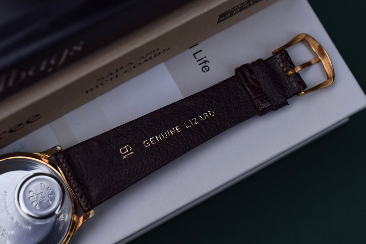 Vintage Q Timex Quartz Watch