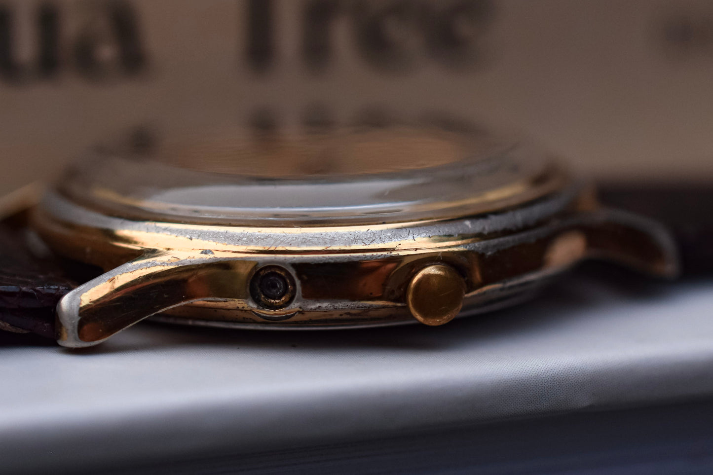 Vintage Q Timex Quartz Watch