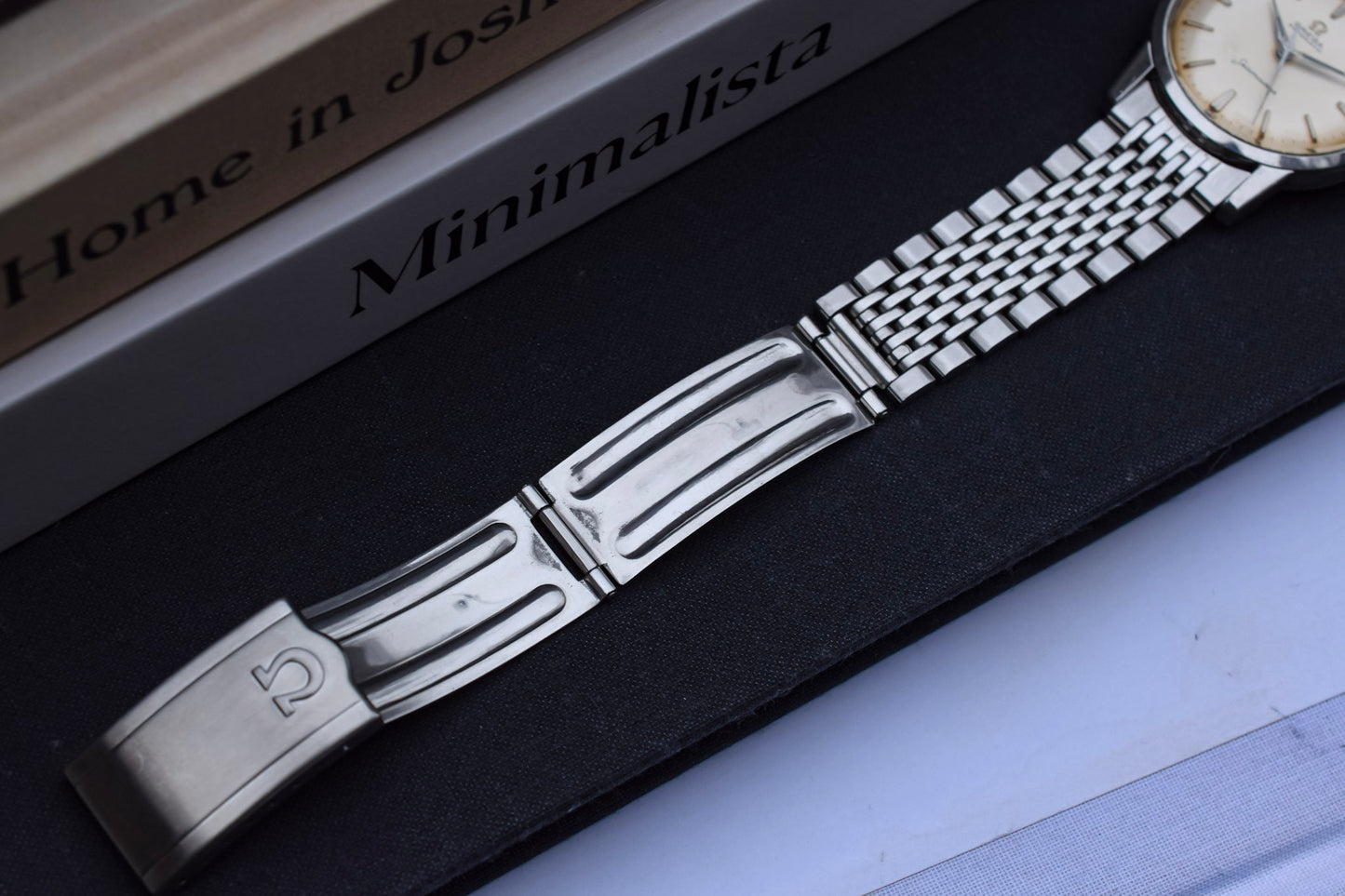 Vintage Omega Seamaster with Original Beads of Rice Bracelet