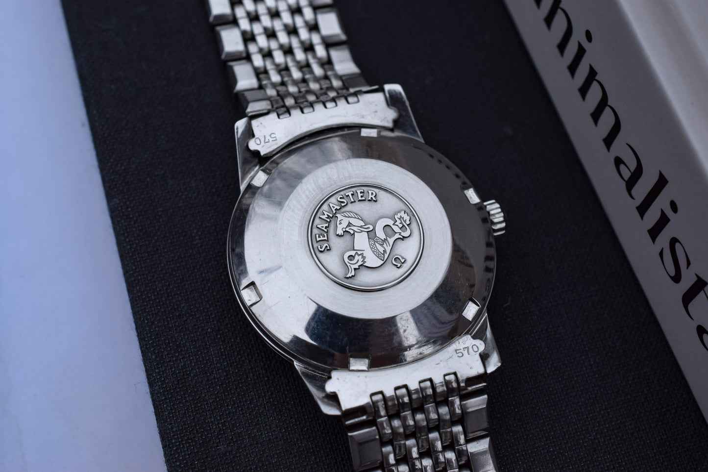 Vintage Omega Seamaster with Original Beads of Rice Bracelet