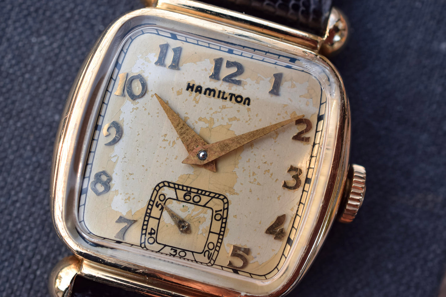 1941 Vintage 14K Gold Filled Mechanical Hamilton Martin