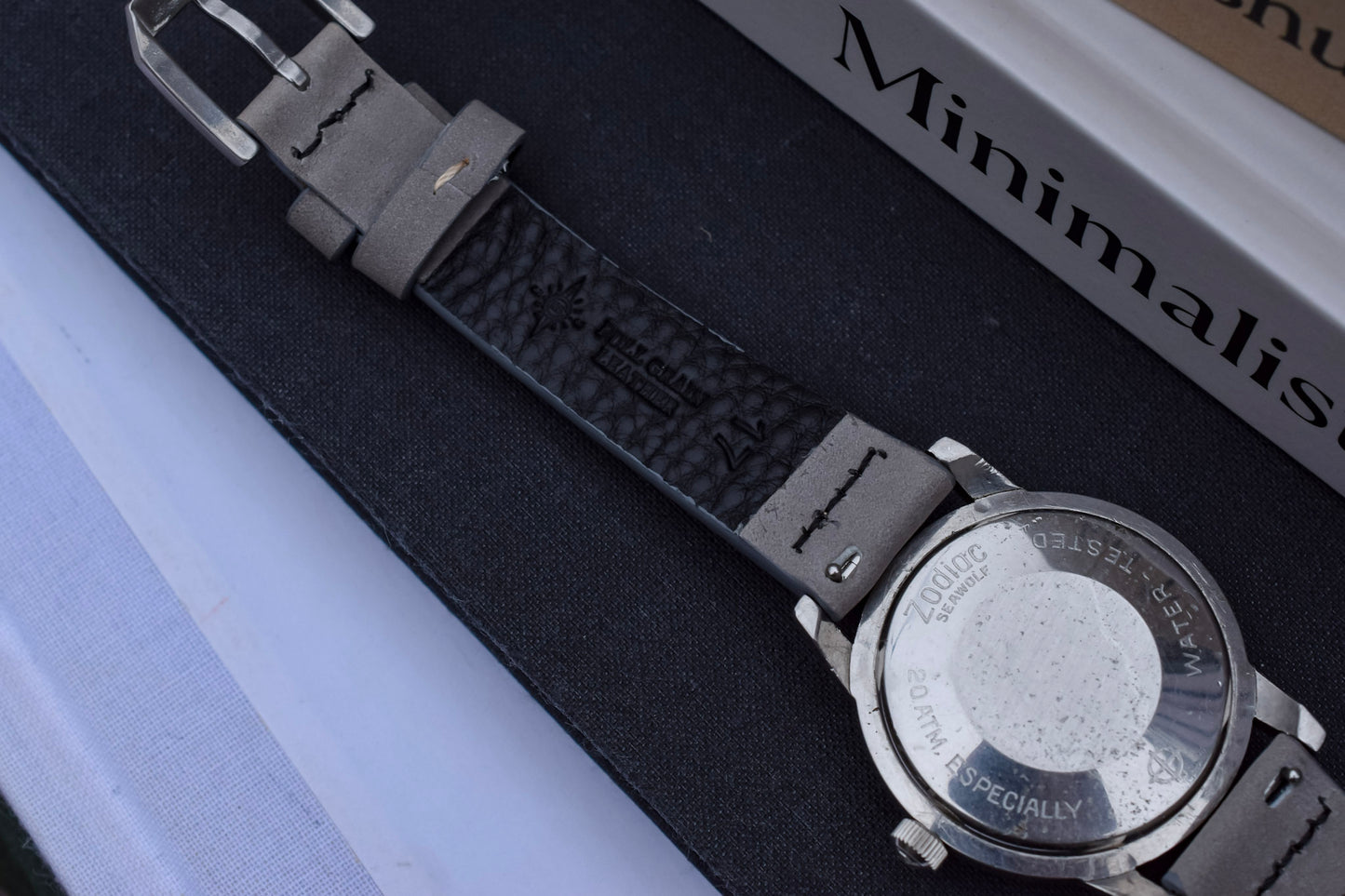 Vintage Zodiac Sea Wolf White Dial