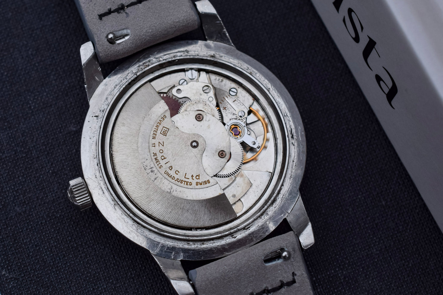 Vintage Zodiac Sea Wolf White Dial