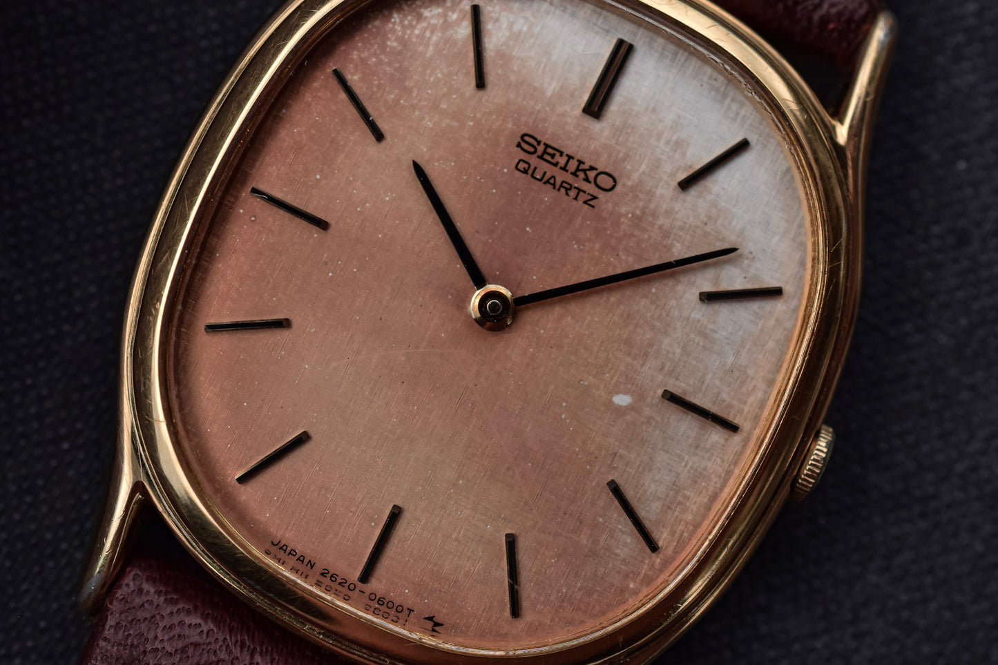1979 Seiko Ellipse Patina Linen Dial