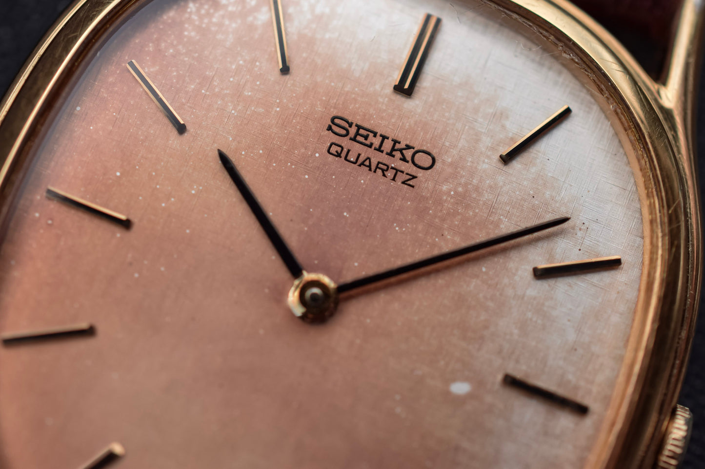 1979 Seiko Ellipse Patina Linen Dial