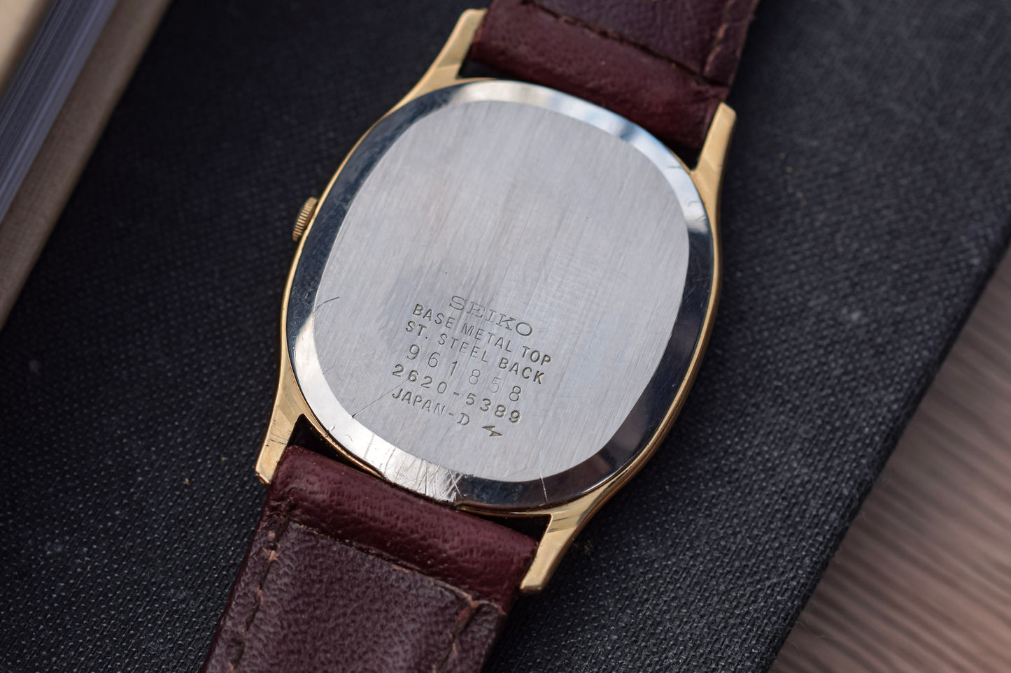 1979 Seiko Ellipse Patina Linen Dial