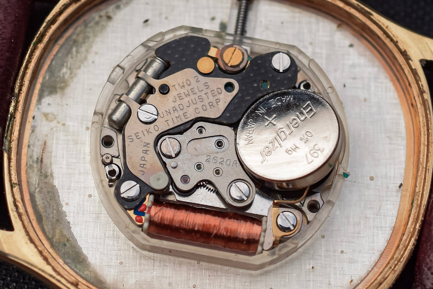 1979 Seiko Ellipse Patina Linen Dial