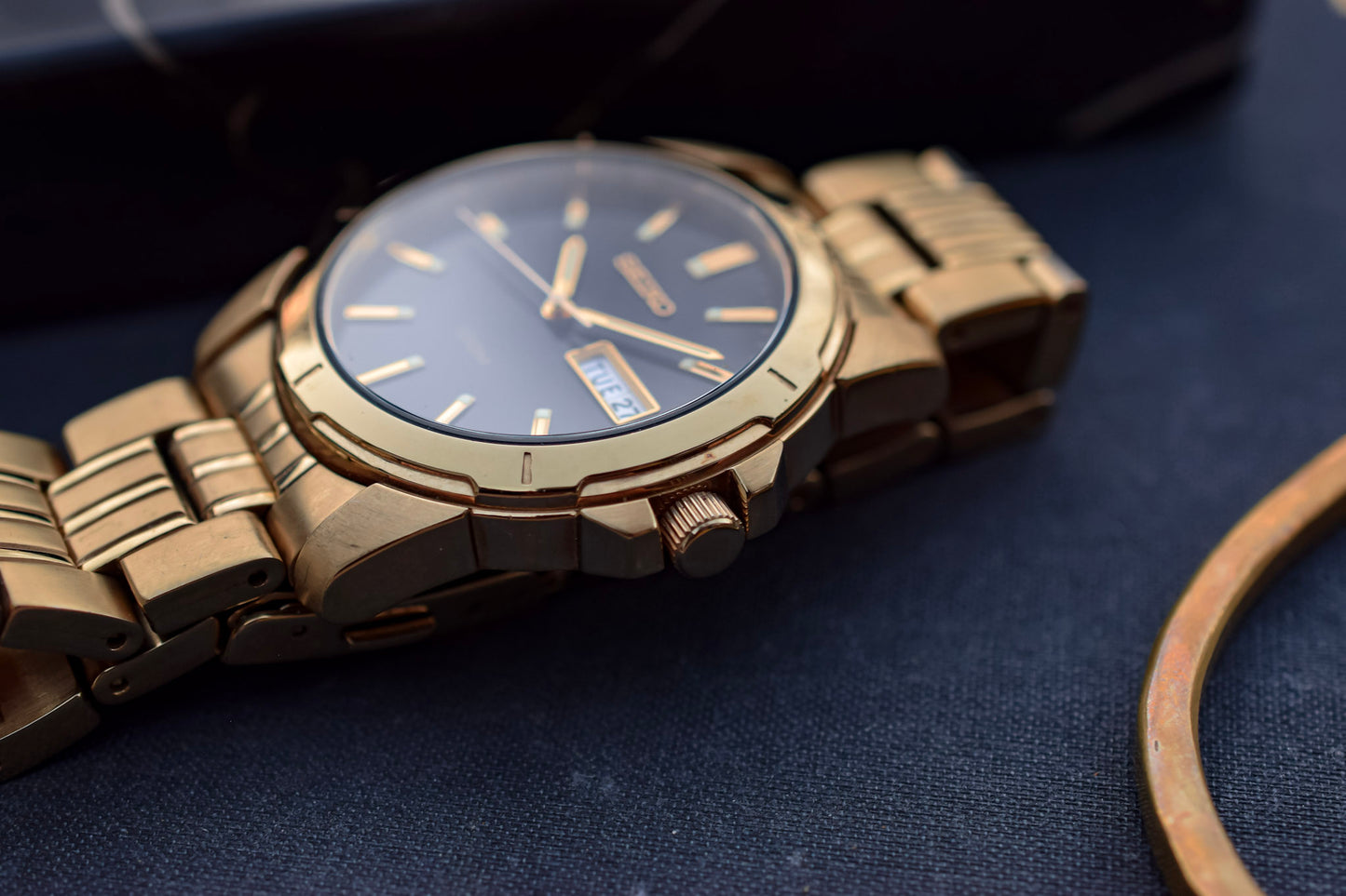 2000 Neo-Vintage Seiko Quartz Day-Date Watch
