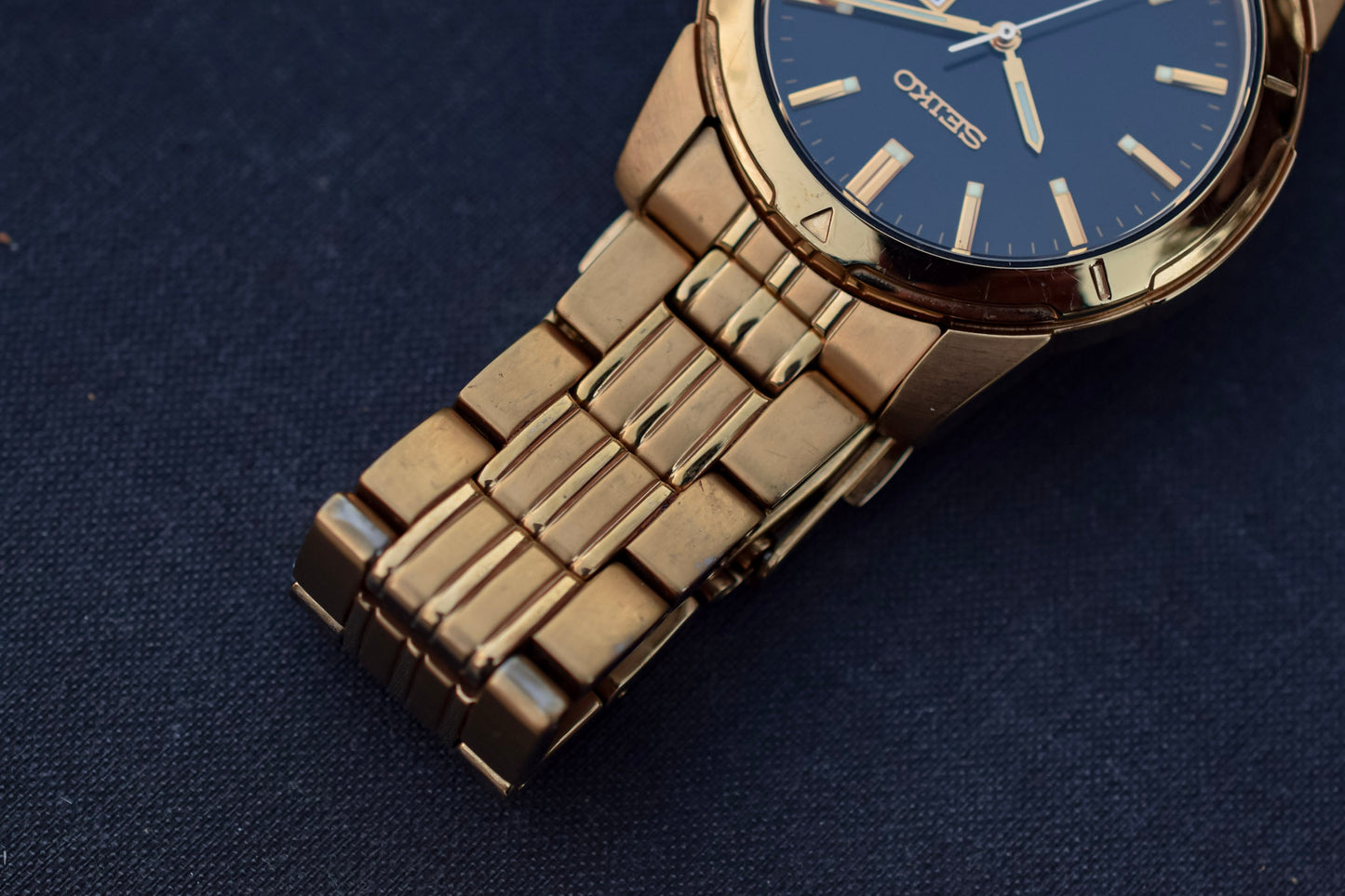 2000 Neo-Vintage Seiko Quartz Day-Date Watch