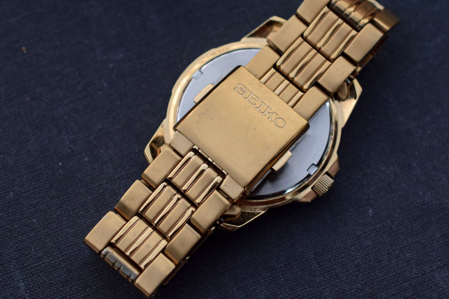 2000 Neo-Vintage Seiko Quartz Day-Date Watch