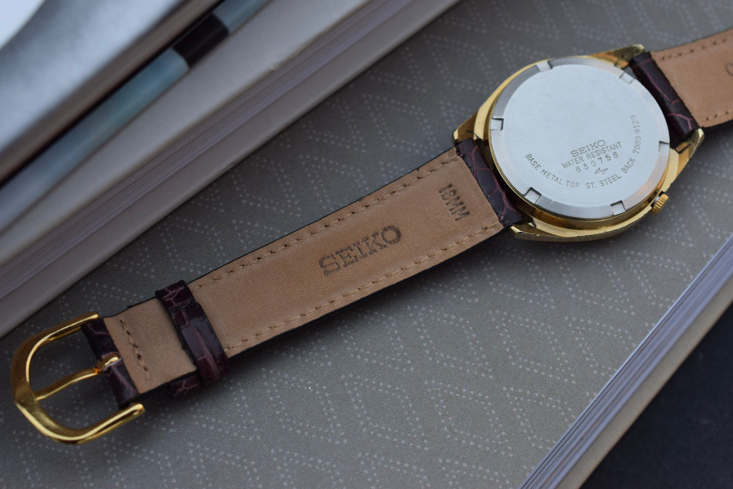 1978 Seiko Automatic Gold-Tone Day/Date Watch