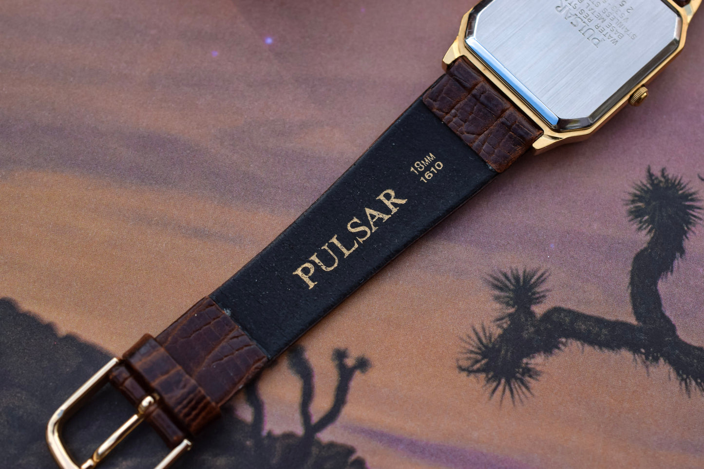 1982 Pulsar Octagonal Case Day-Date with Retail Box and Booklet