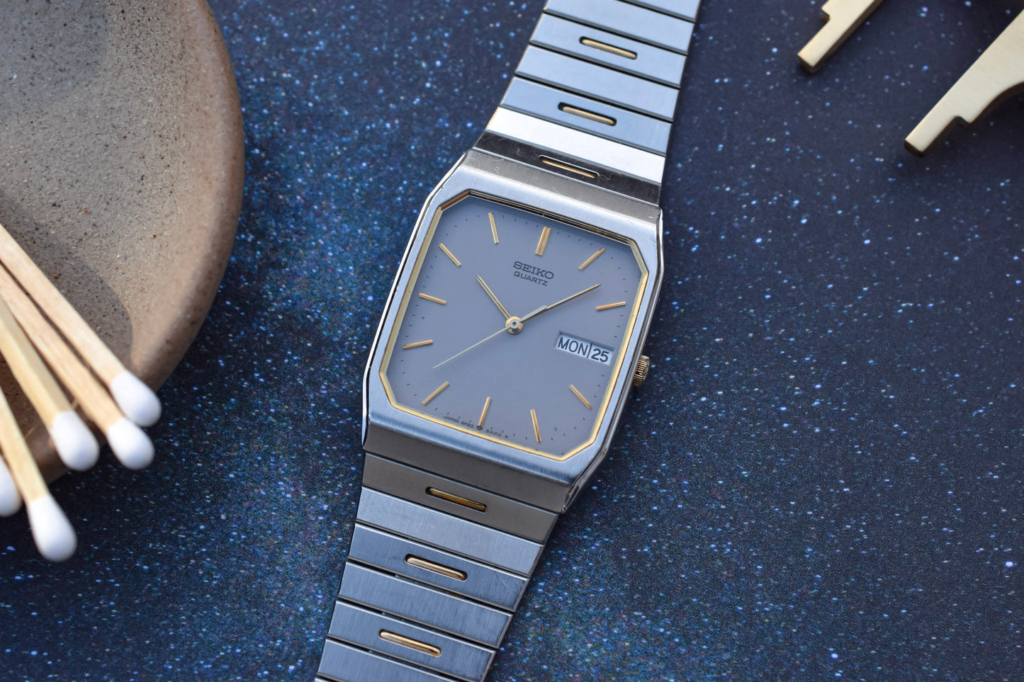 1986 Seiko Quartz Day/Date Tank Watch