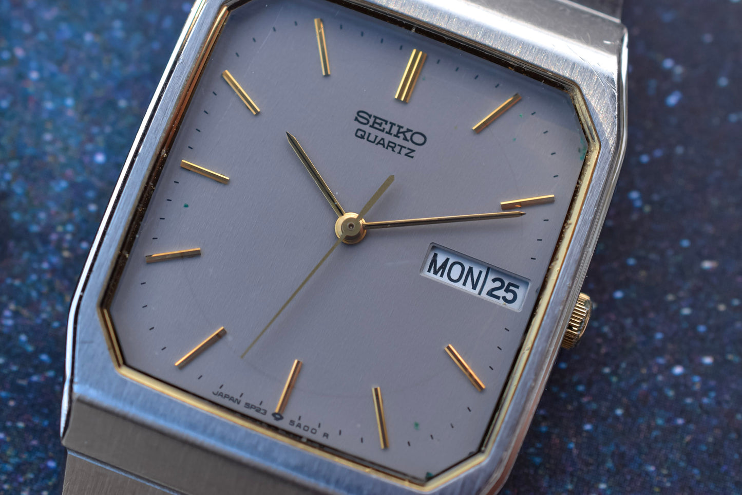 1986 Seiko Quartz Day/Date Tank Watch