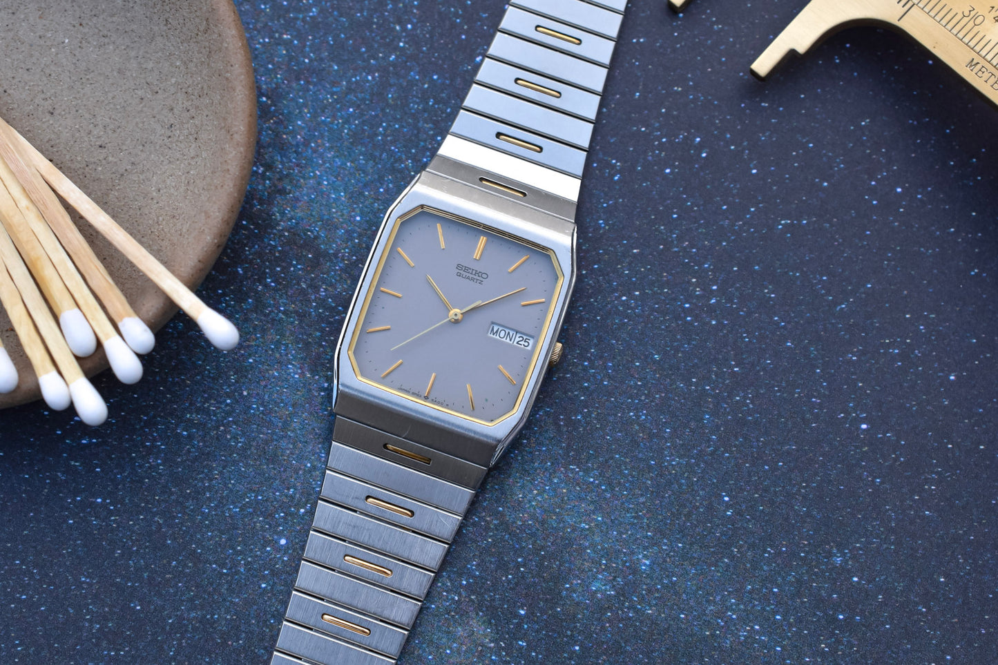 1986 Seiko Quartz Day/Date Tank Watch