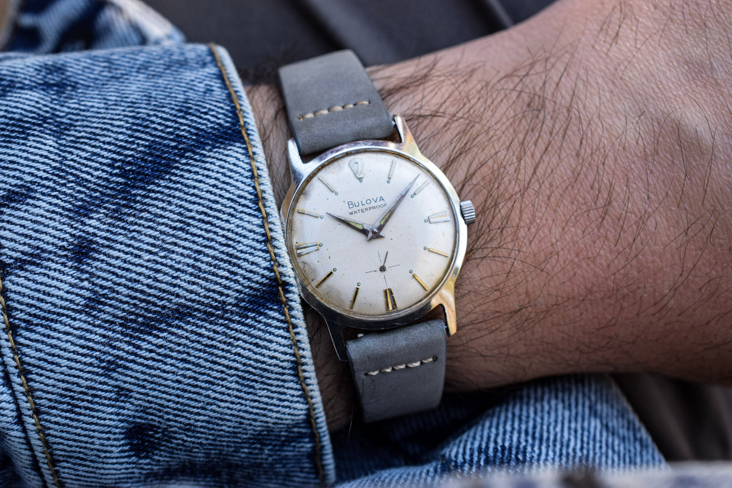 1963 Bulova Mechanical Patina Dial