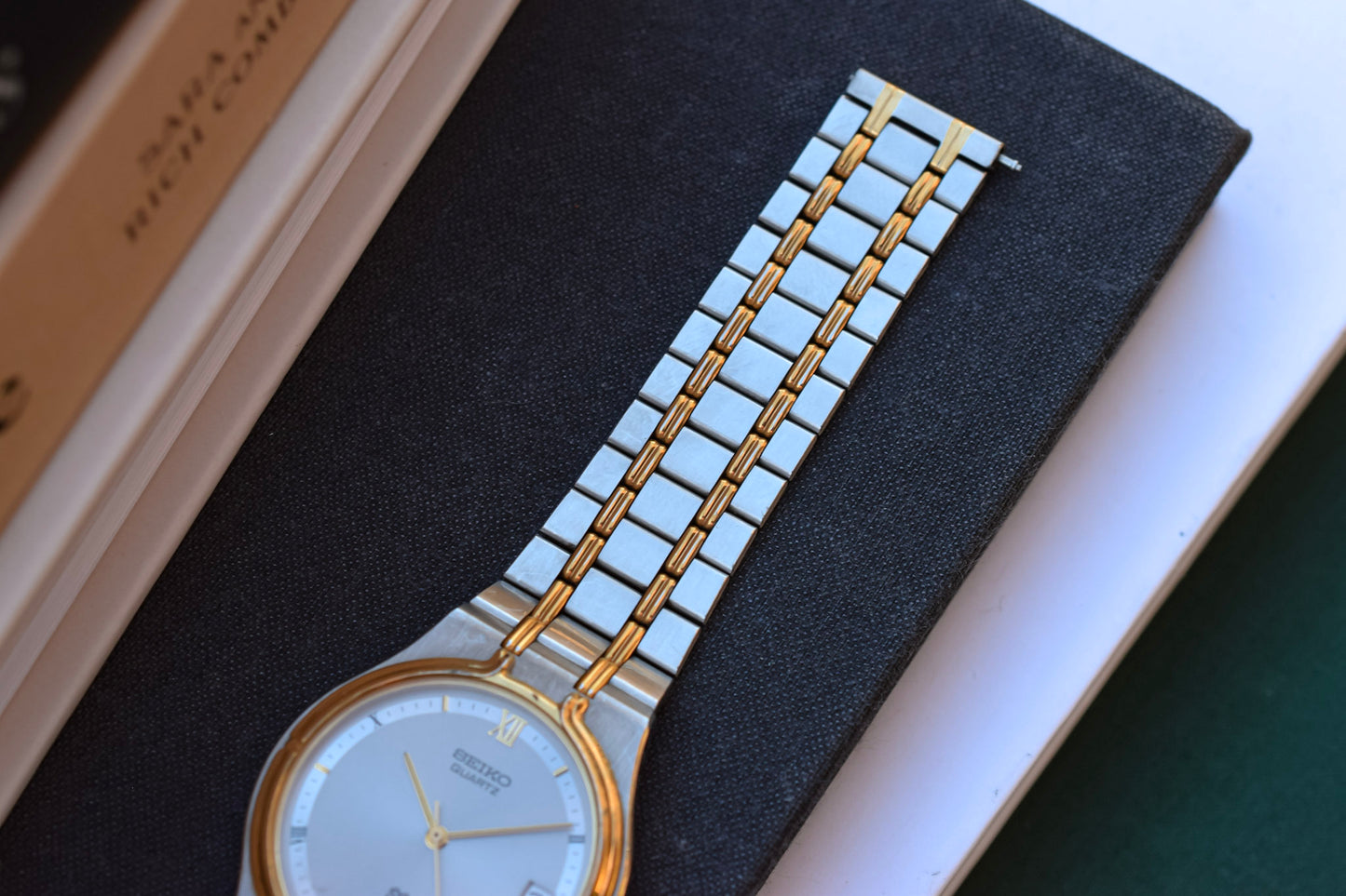 1997 Seiko Two Toned SQ Date Watch