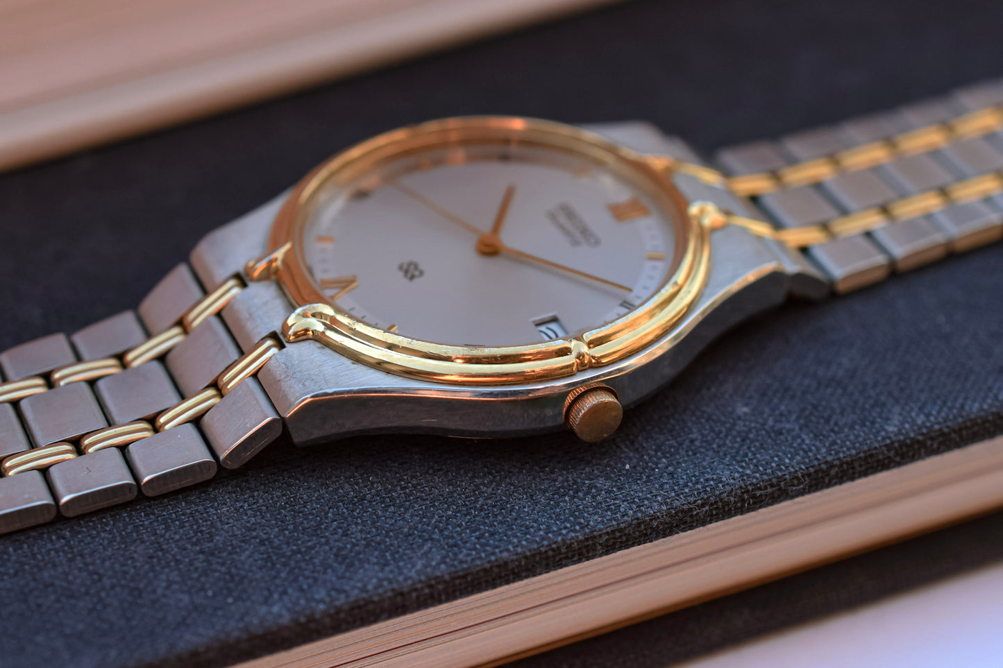 1997 Seiko Two Toned SQ Date Watch