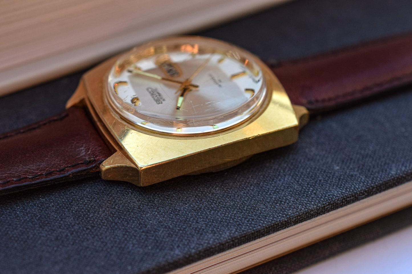 1976 Seiko Automatic Gold-Tone Day/Date Watch