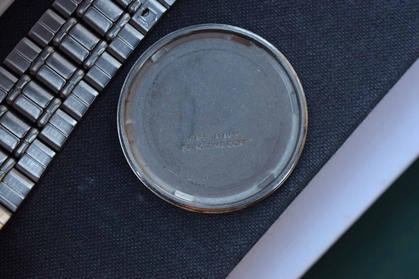 1976 Seiko Automatic Blue Dial Faceted Crystal Day/Date Watch
