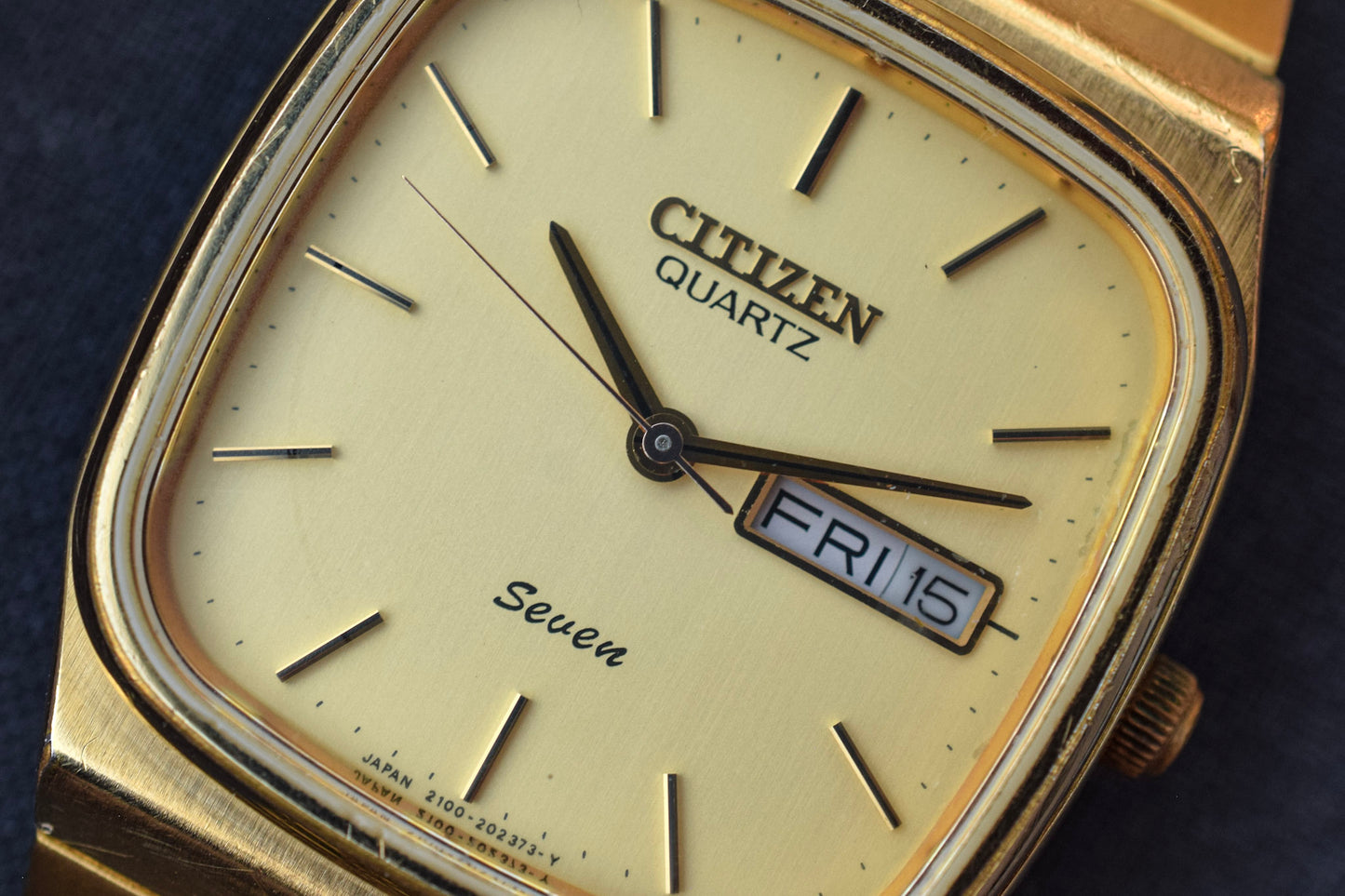 1982 Citizen Seven Quartz Day/Date TV Watch