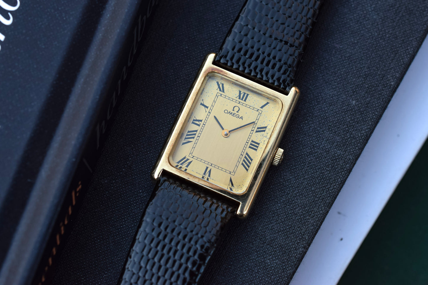 1978 14K Solid Gold Mechanical Omega Tank
