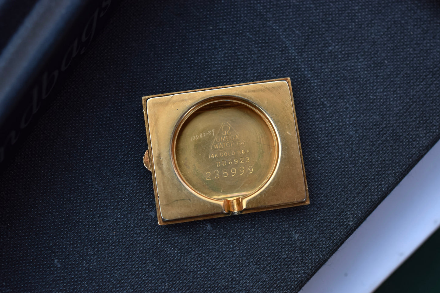 1978 14K Solid Gold Mechanical Omega Tank