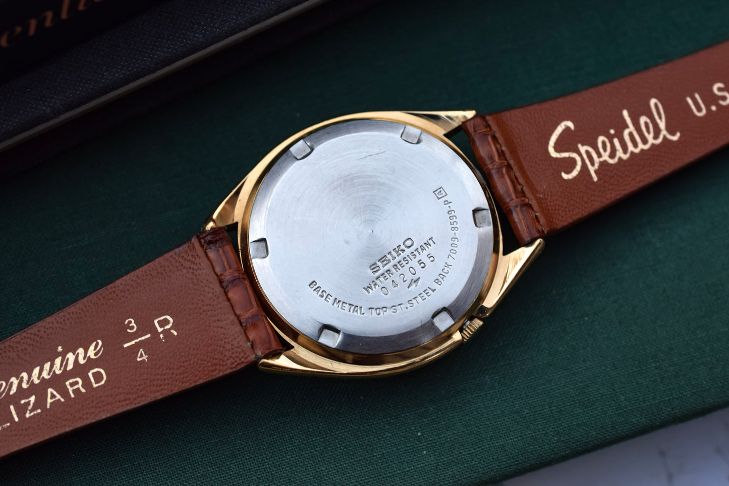 1980 Seiko Automatic Gold-Tone Day/Date Watch
