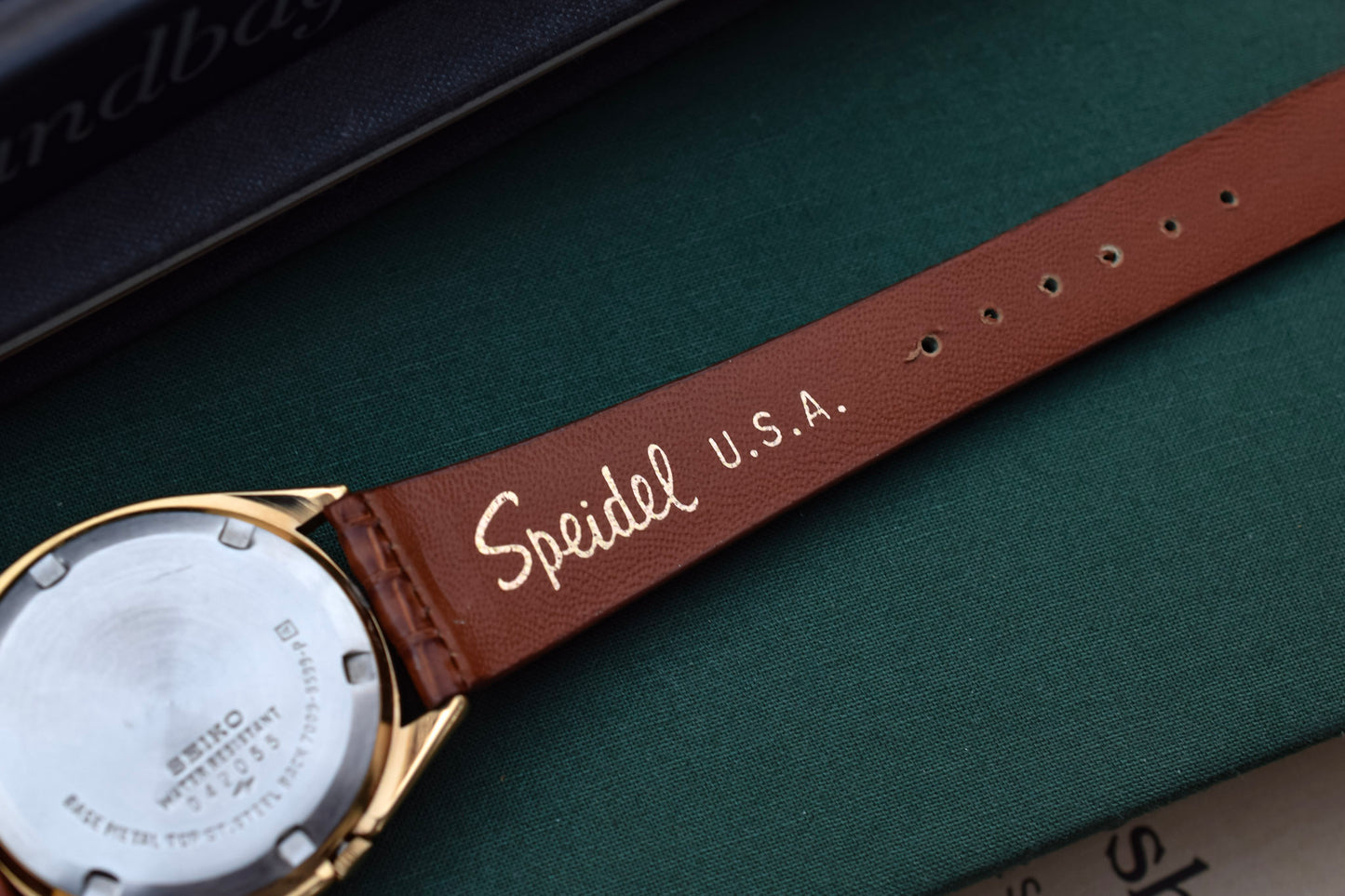 1980 Seiko Automatic Gold-Tone Day/Date Watch
