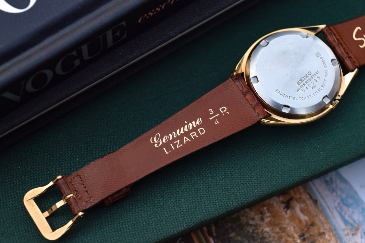 1980 Seiko Automatic Gold-Tone Day/Date Watch